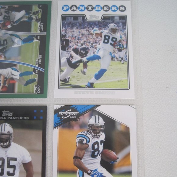 Lot of 8 Carolina Panthers NFL Player Cards - Picture 5 of 12